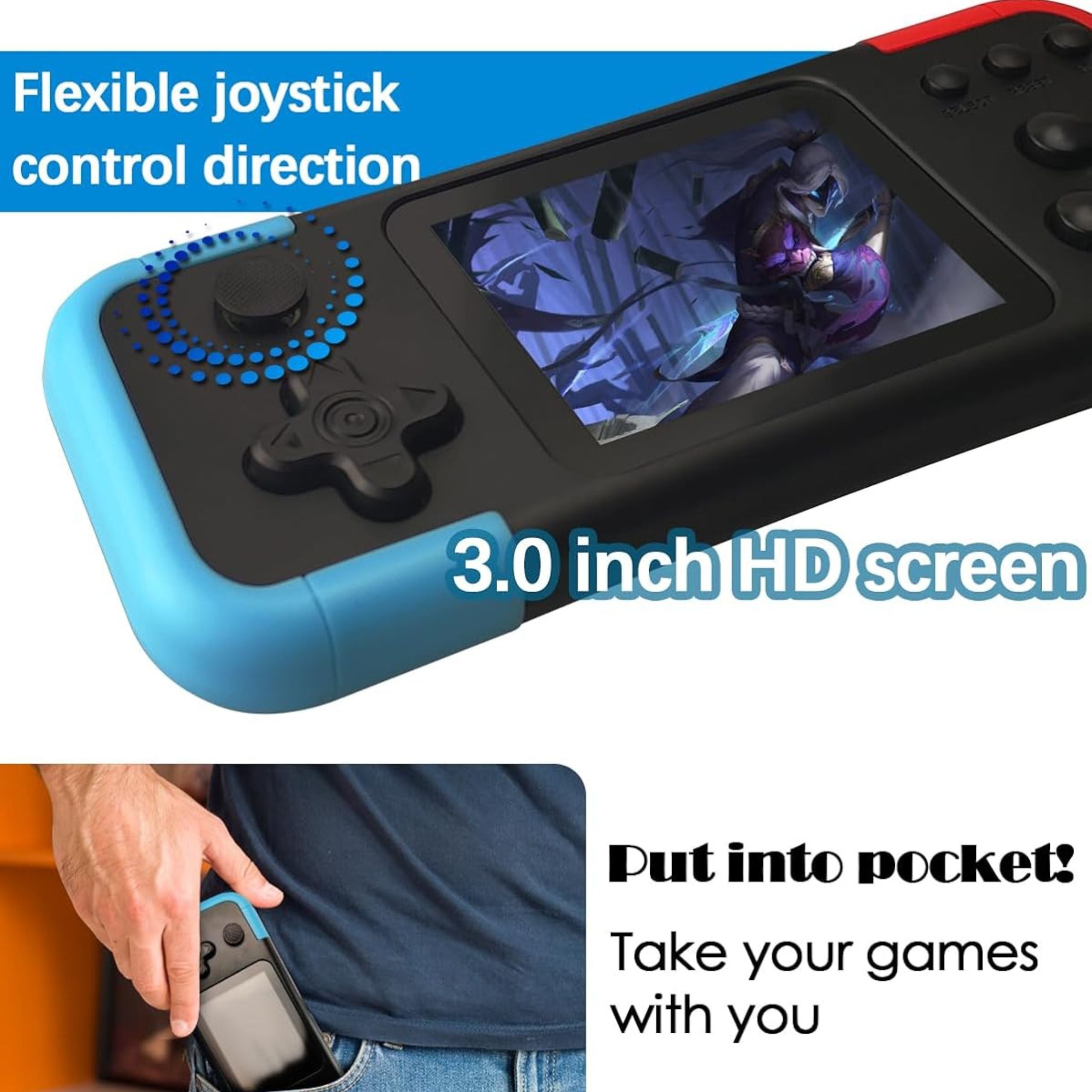 Game Console X8M Game Player 666 in 1 Games Portable Mini Gamepad