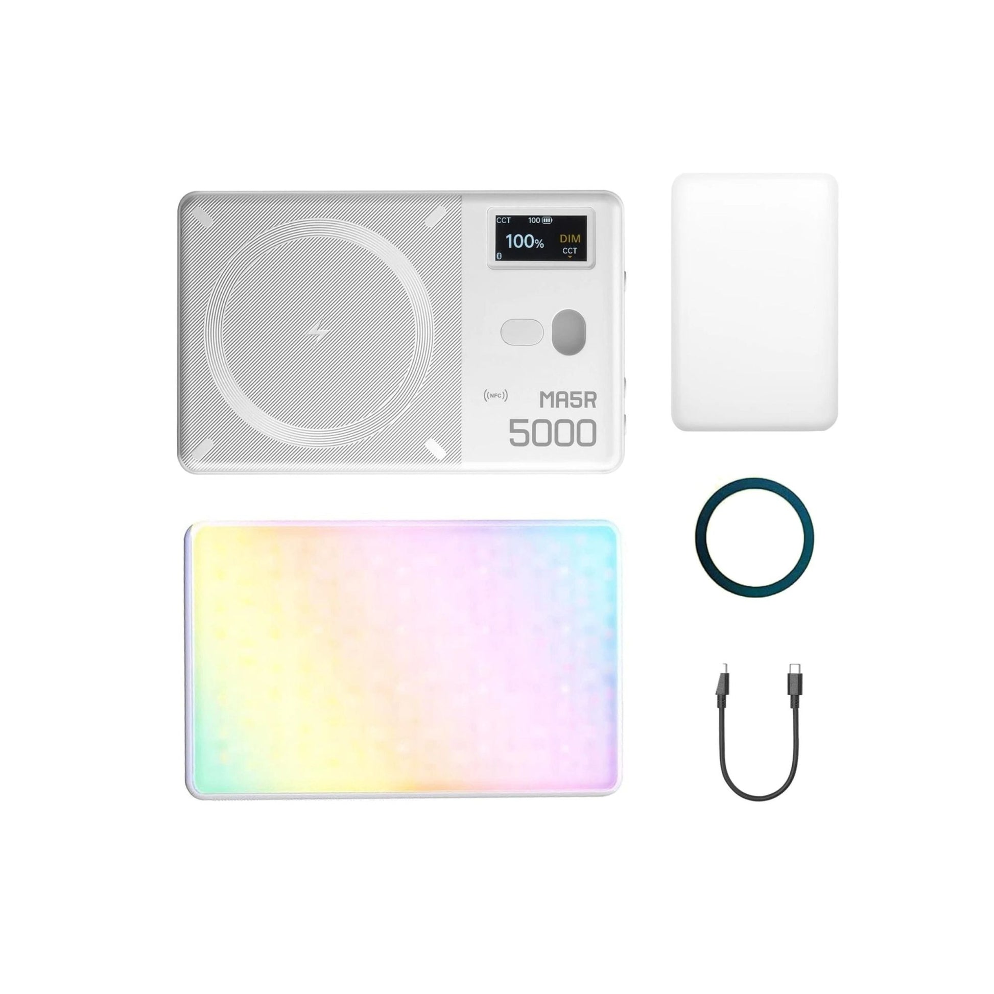 Godox MA5R RGB LED Light and Power Bank