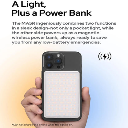 Godox MA5R RGB LED Light and Power Bank
