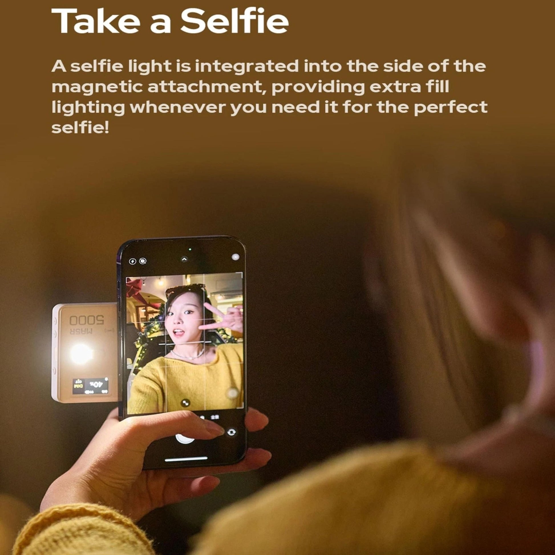 Godox MA5R RGB LED Light and Power Bank