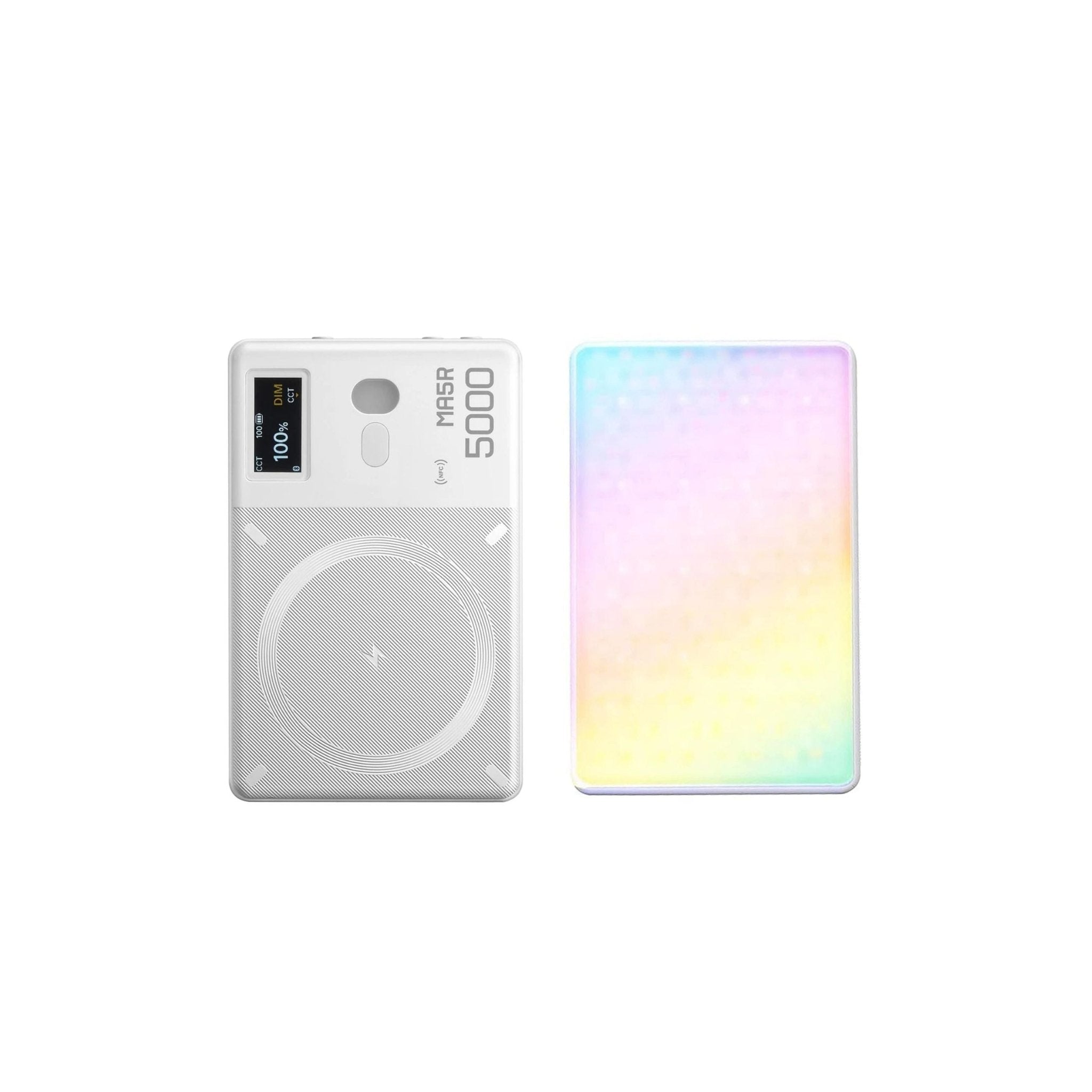 Godox MA5R RGB LED Light and Power Bank - White