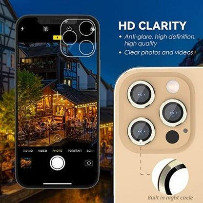 Green Camera Lens HD Plus For 13 Pro / 13 Pro Max - Gold