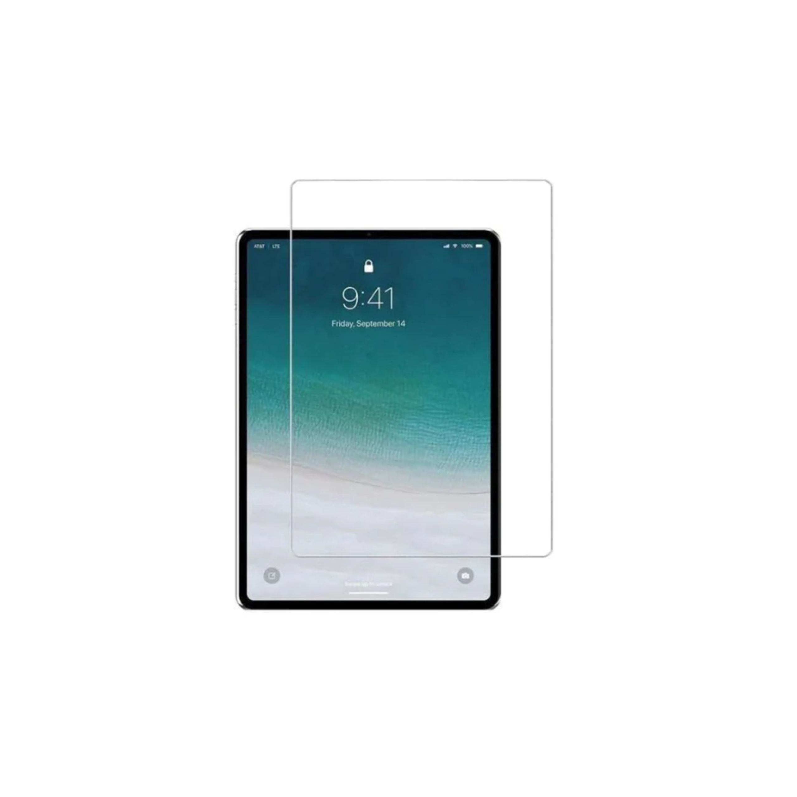 Green Full HD Glass Screen Protector for iPad