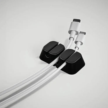 Green Lion 2 in 1 Cable Organizer - Black