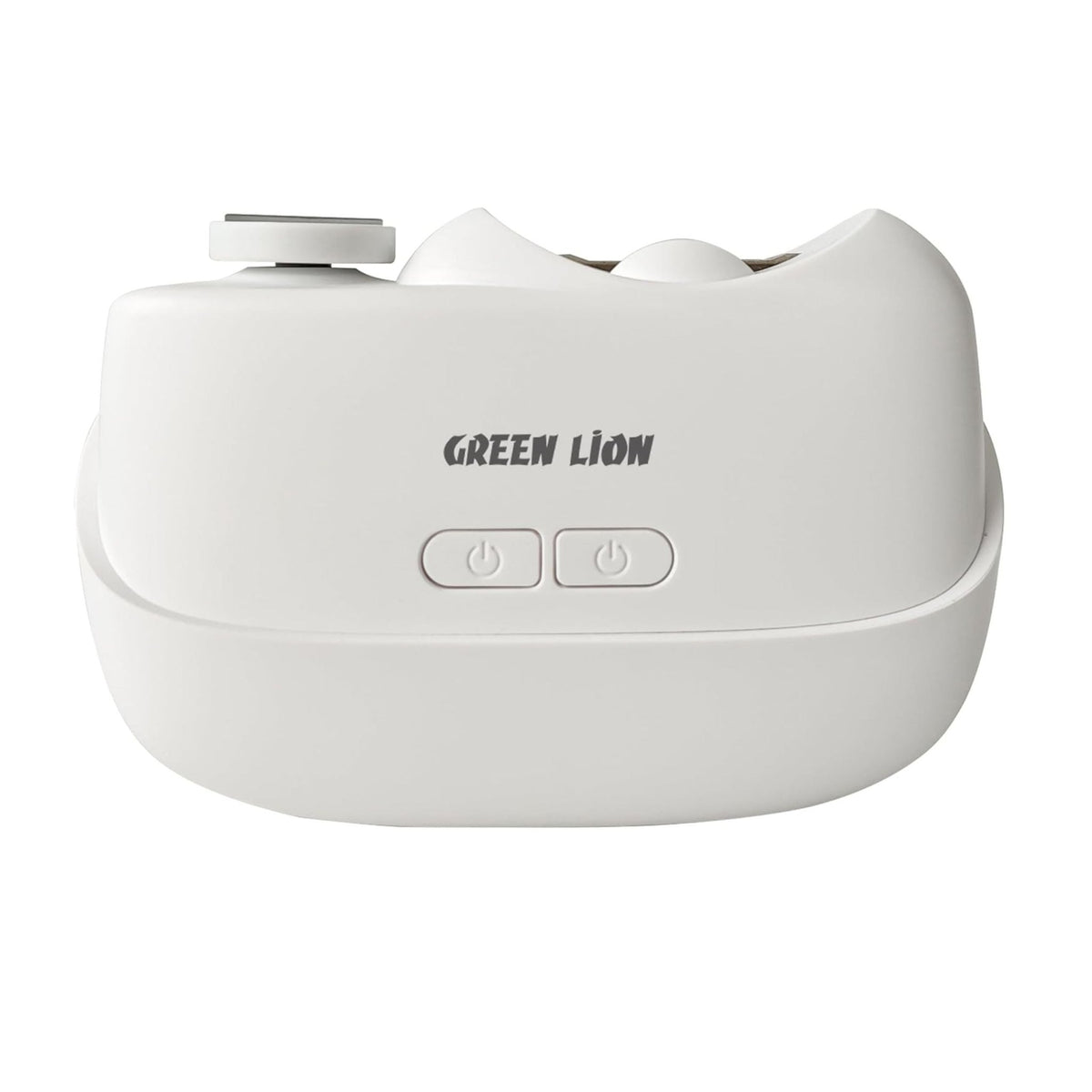 Green Lion 2-in-1 Electric Nail Clipper & Polisher - White