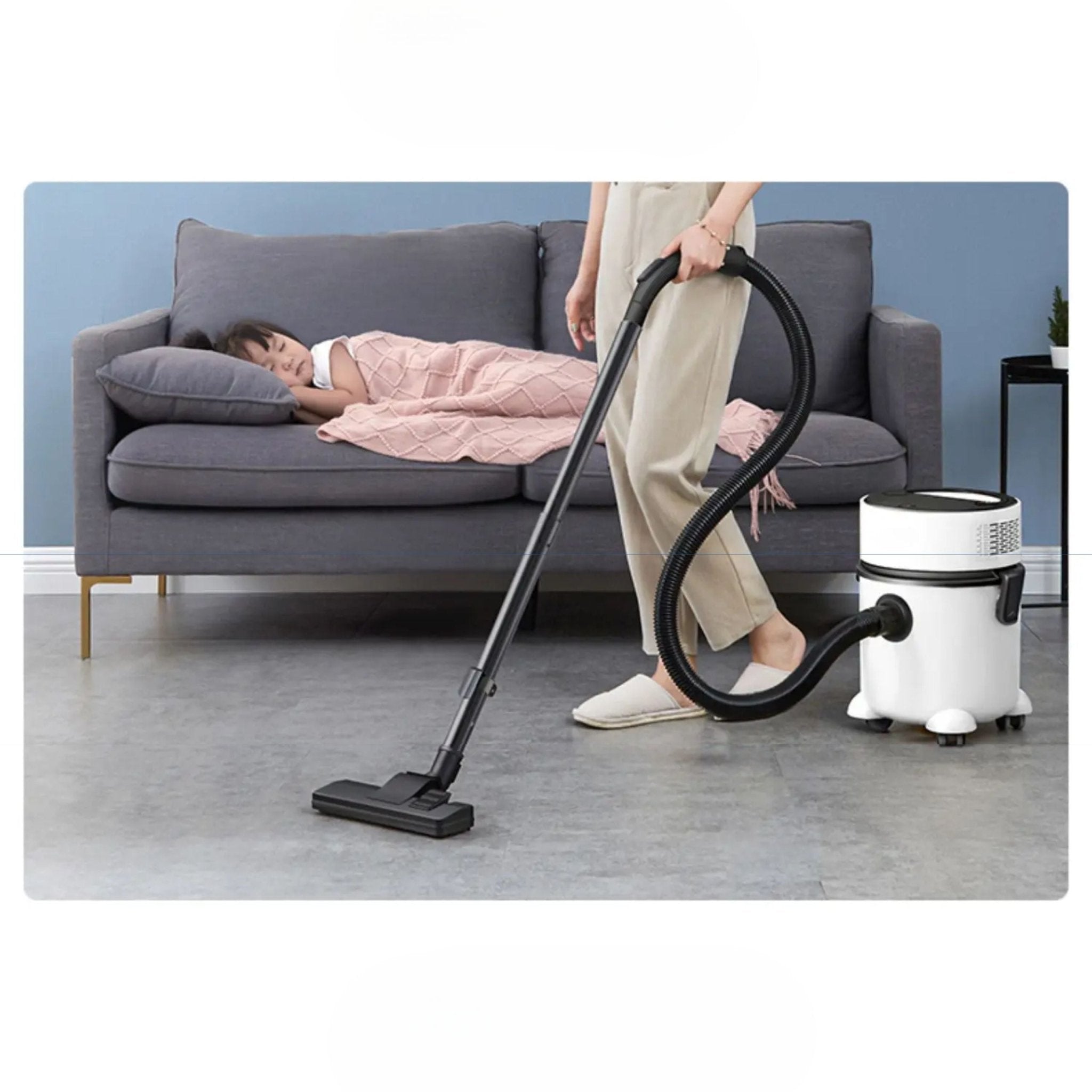 Green Lion 2 in 1 Vacuum Cleaner - White
