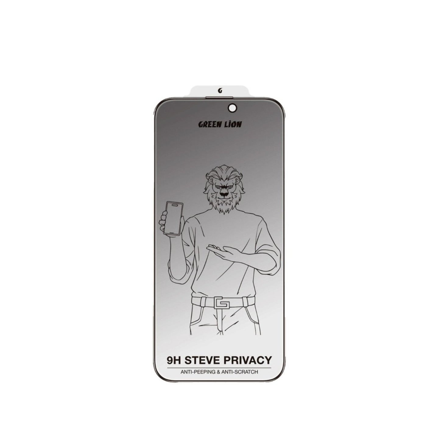Green Lion 9H Steve Privacy Screen Protector For Iphone 16 Series