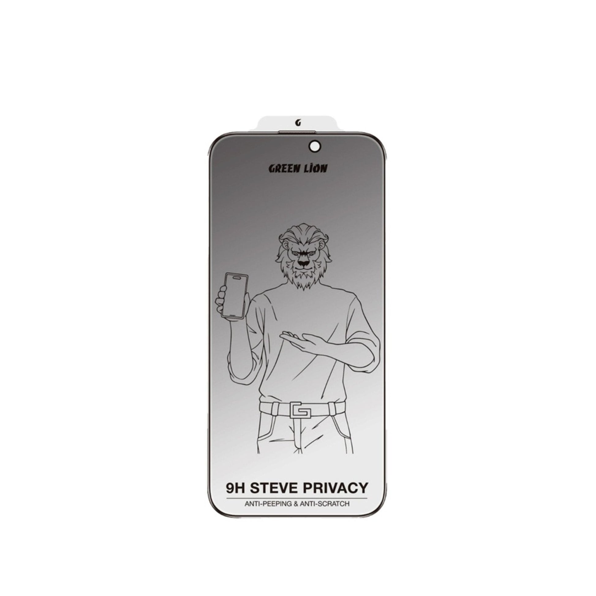 Green Lion 9H Steve Privacy Screen Protector For Iphone 16 Series