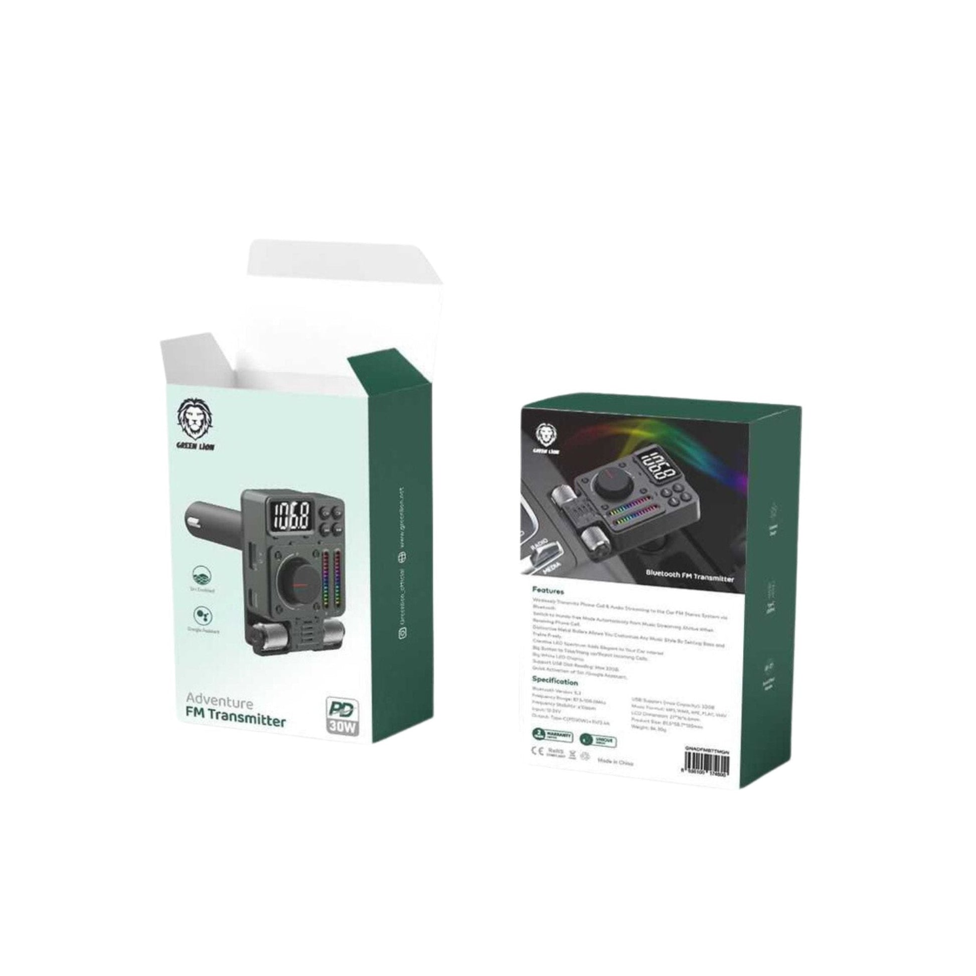 Green Lion Adventure FM Transmitter PD 30W - Green