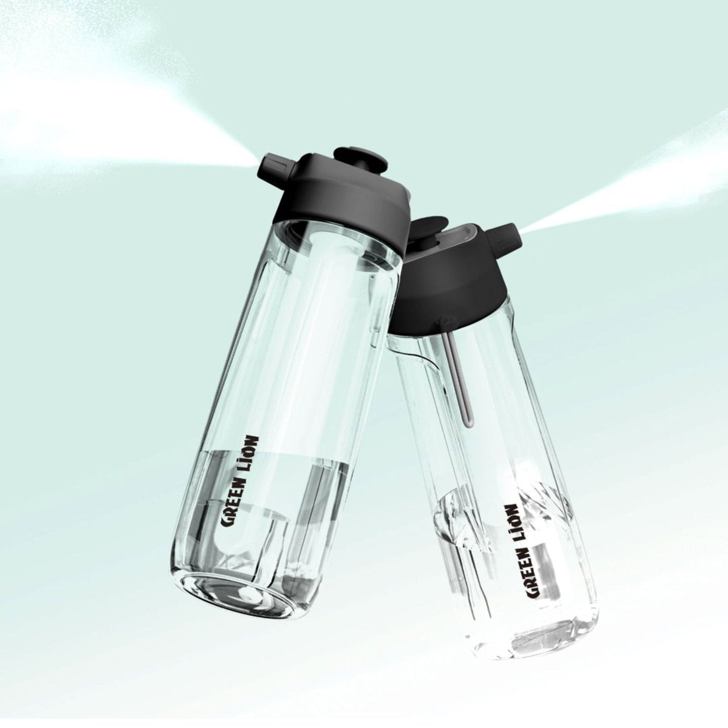 Green Lion Aqua Spray Water Bottle 700ML - White