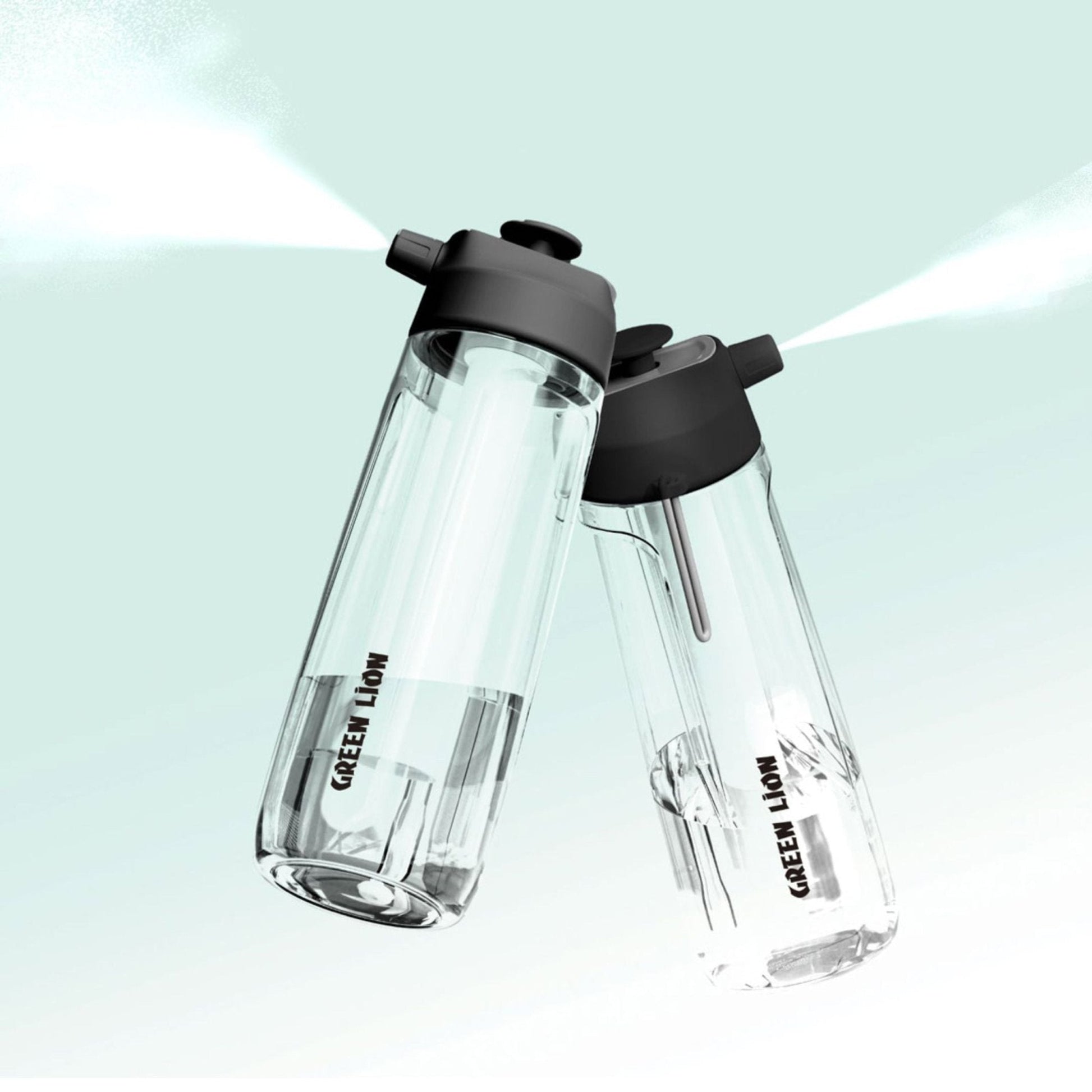 Green Lion Aqua Spray Water Bottle 700ML - White