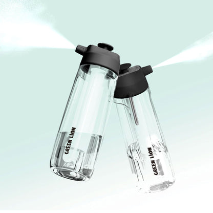 Green Lion Aqua Spray Water Bottle 700ML - White