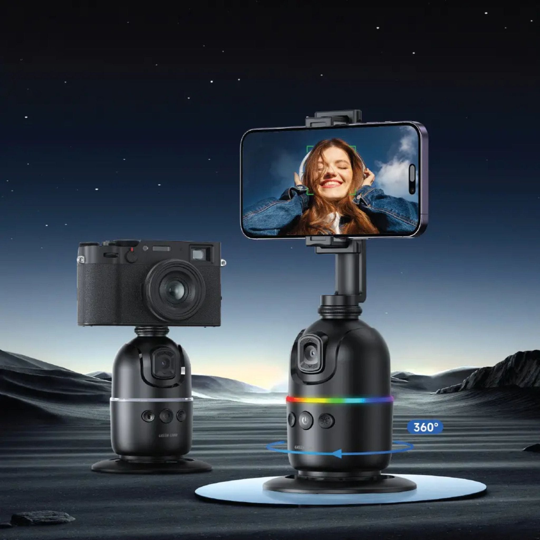 Green Lion AutoTrack Gimbal - Black