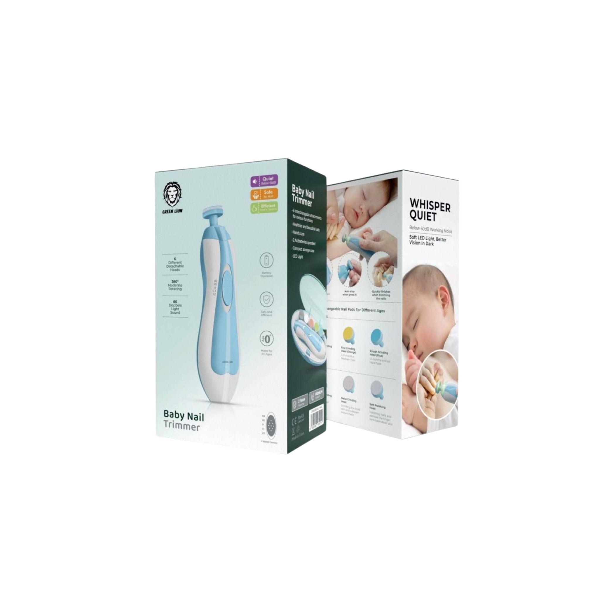 Green Lion Baby Nail Trimmer - Blue