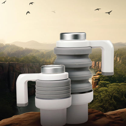 Green Lion Car Folding Electric Kettle - White