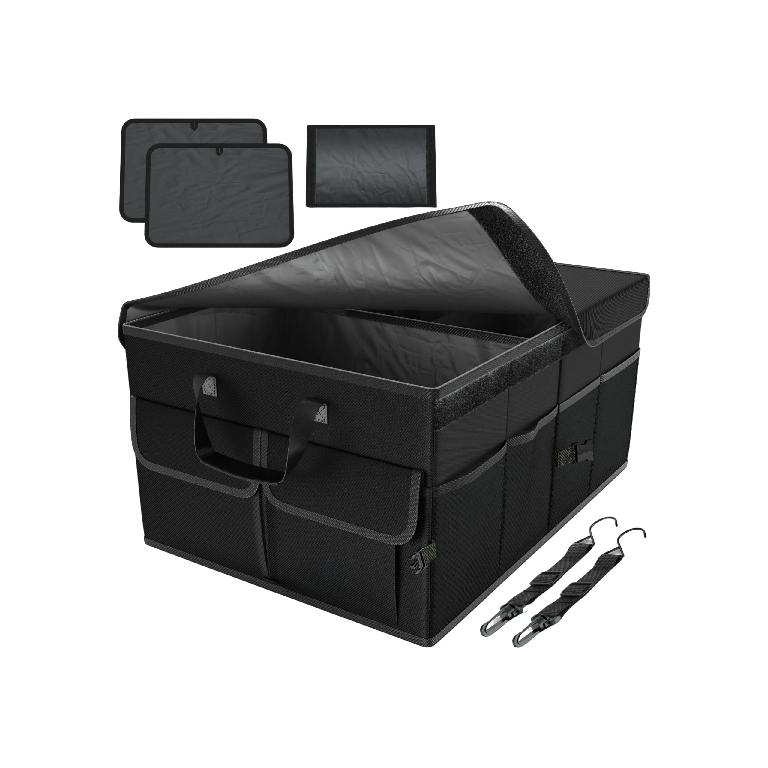 Green Lion Car Trunk Organizer 57L - Black