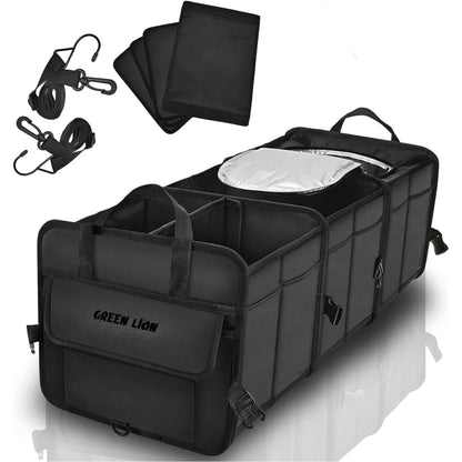 Green Lion Car Trunk Organizer 80L - Black