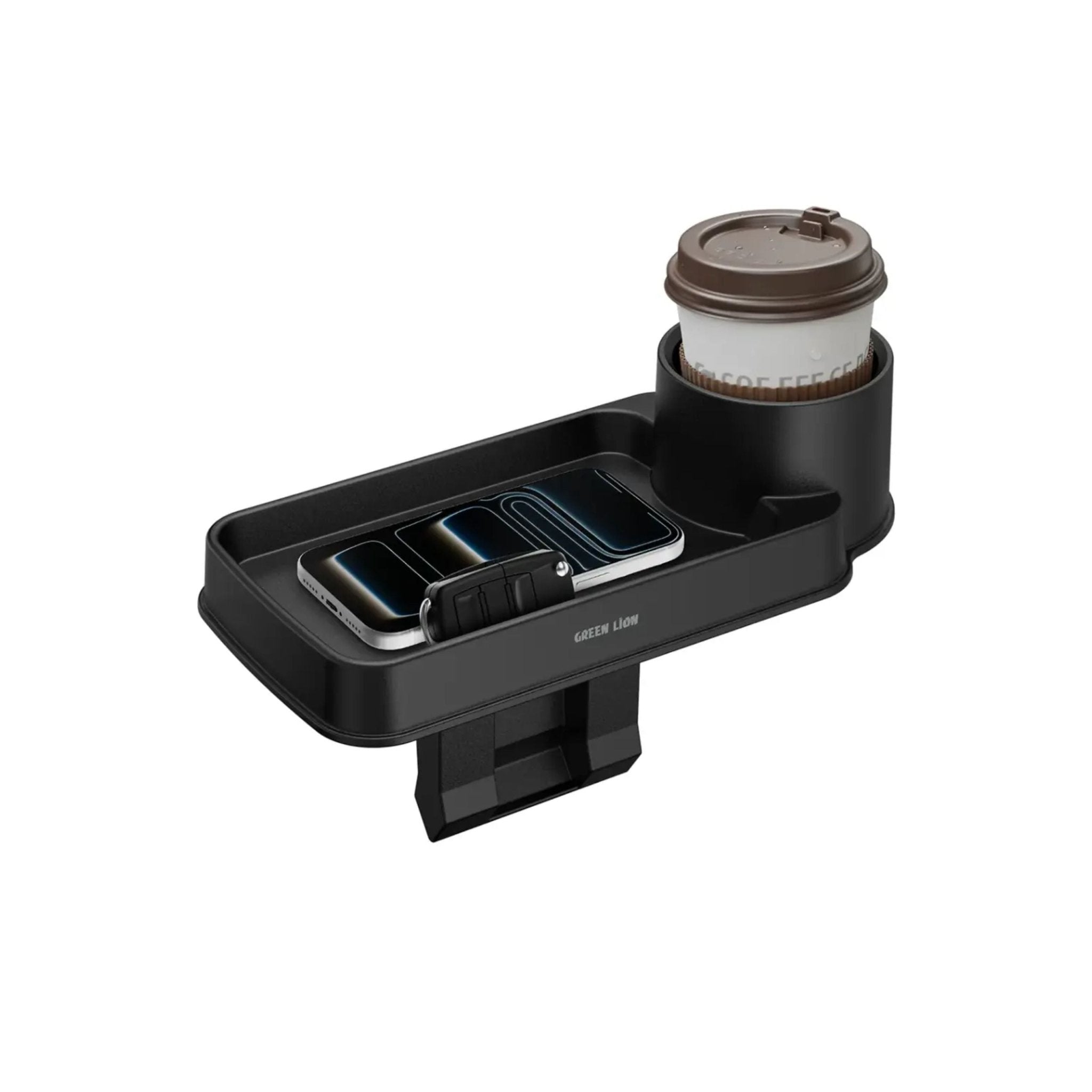 Green Lion Carvox Cup Organizer and Car Storage - Black