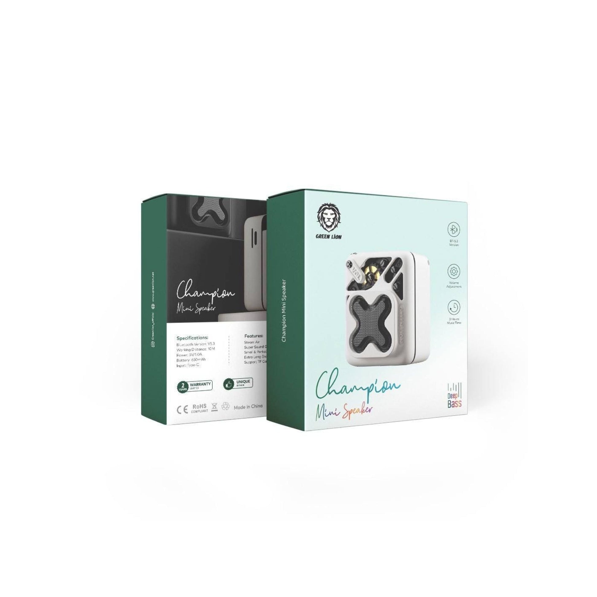 Green Lion Champion Mini Speaker Deep Bass