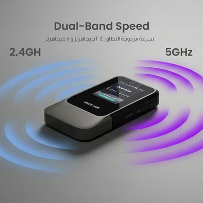Green Lion Connect 5G Portable MiFi Router - Black