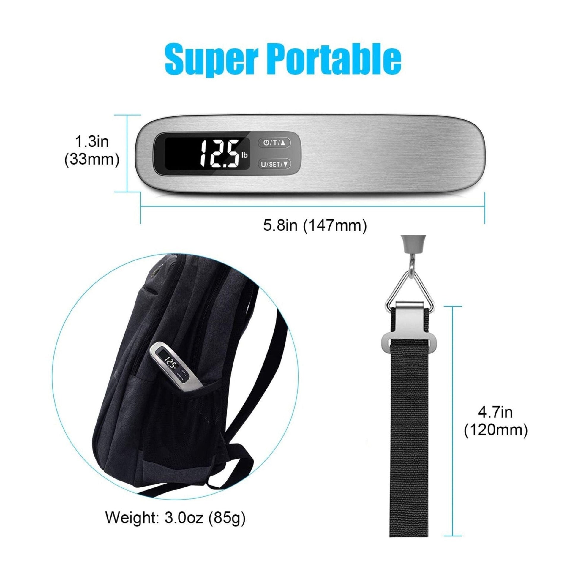 Green Lion Digital Luggage Scale Max 50Kg