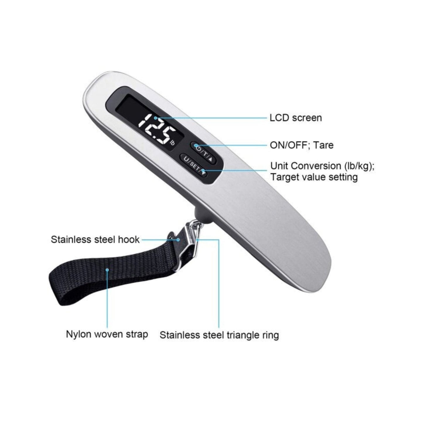 Green Lion Digital Luggage Scale Max 50Kg
