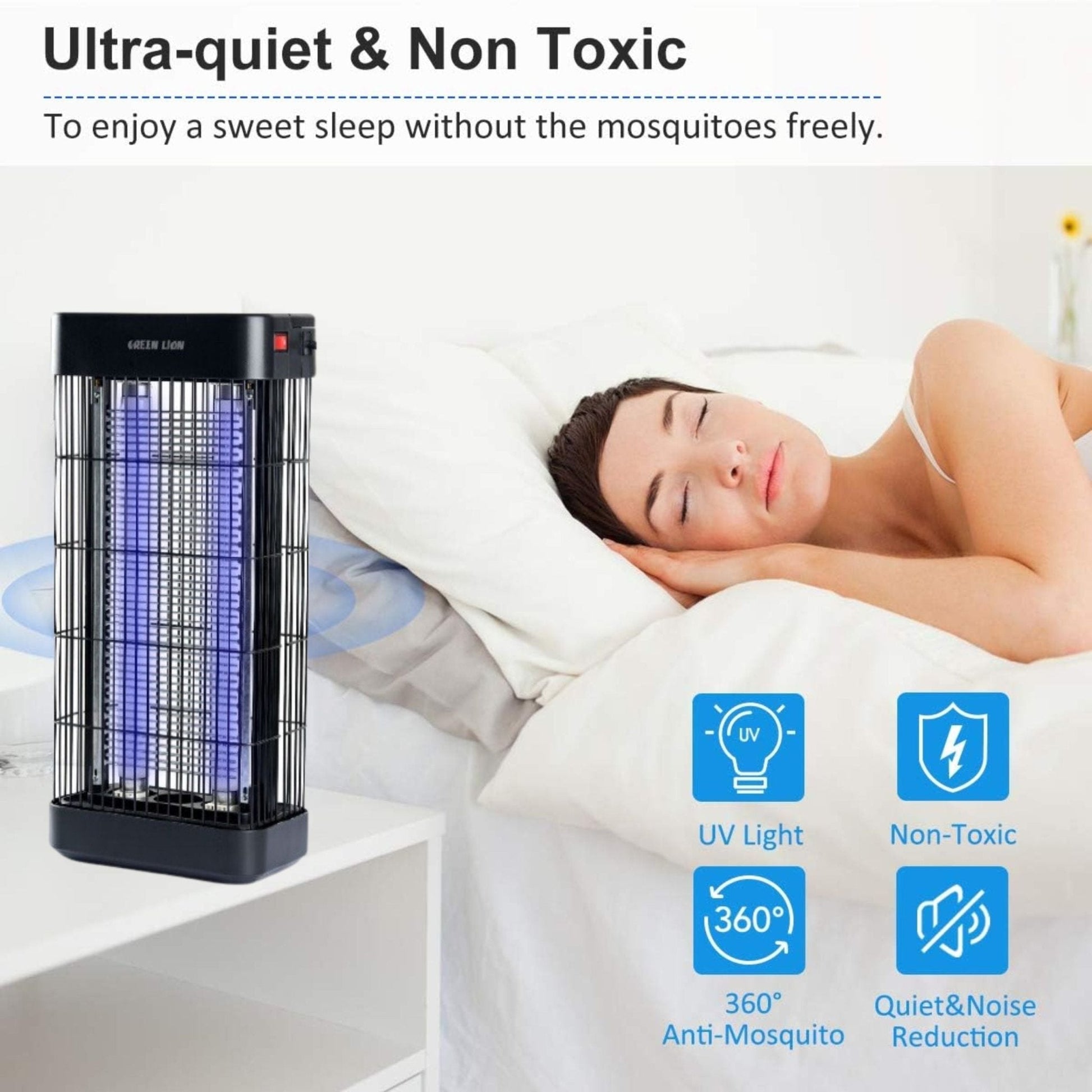 Green Lion Electric insect killer – Black