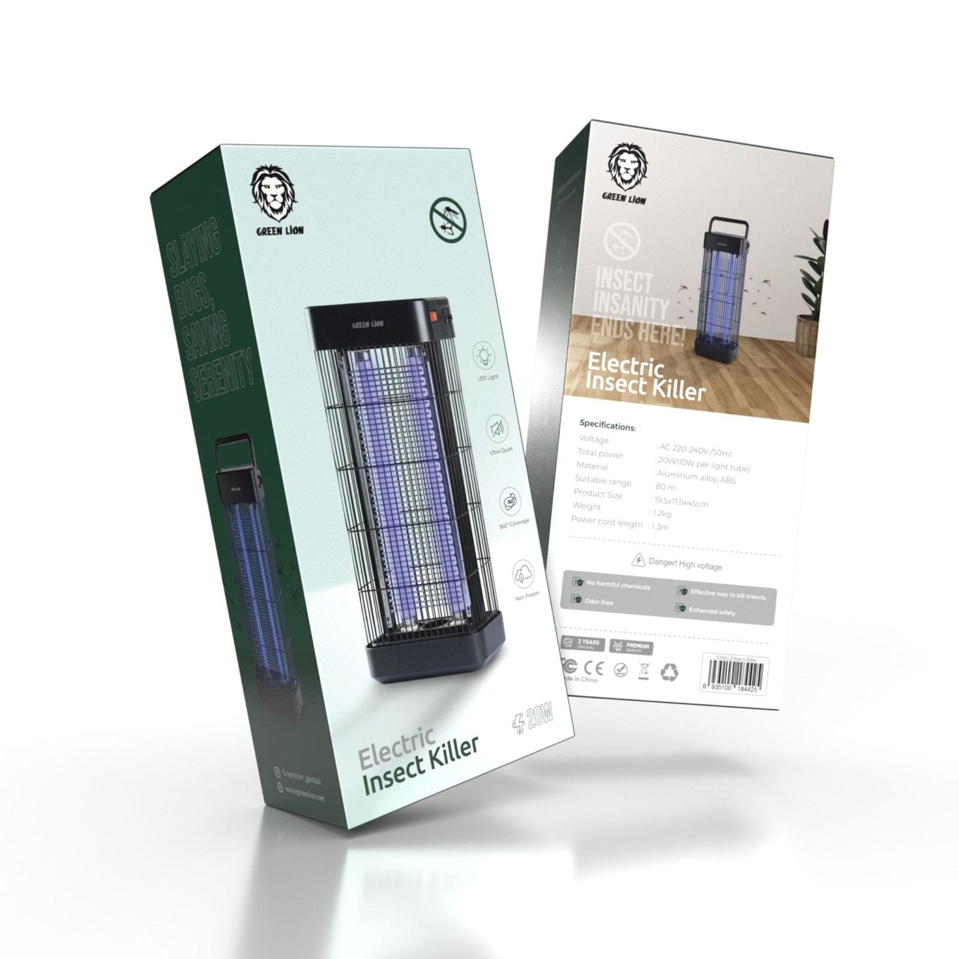 Green Lion Electric insect killer – Black