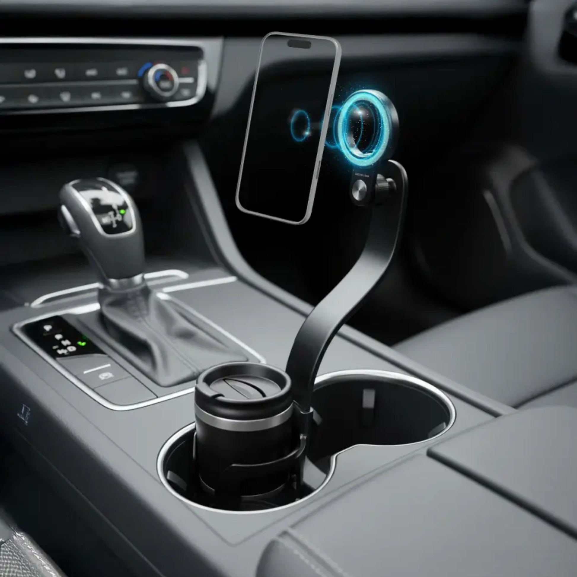 Green Lion Flex Cup Mag Cup Holder Phone Mount - Black