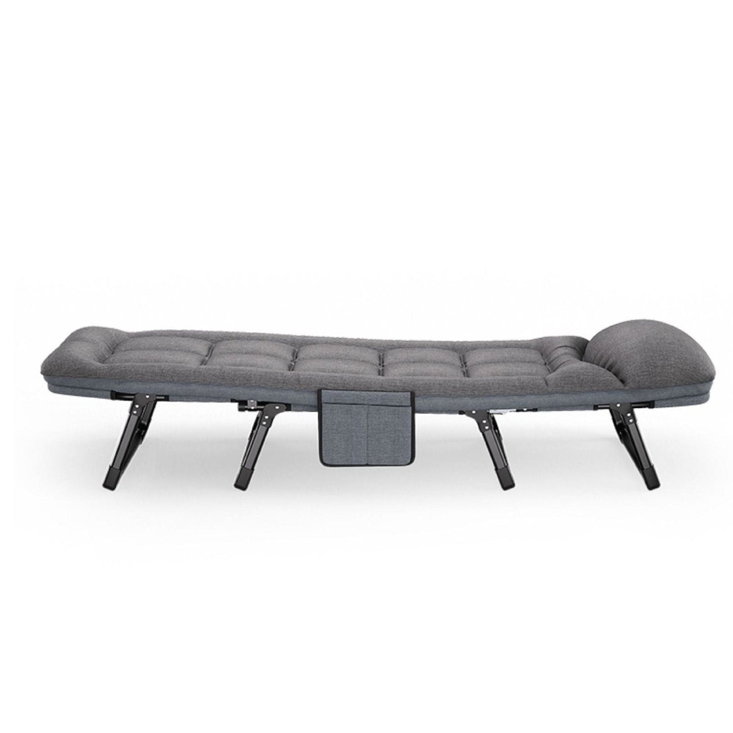 Green Lion Foldable Camping Bed - Grey
