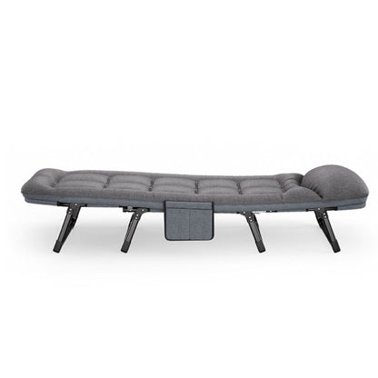 Green Lion Foldable Camping Bed - Grey