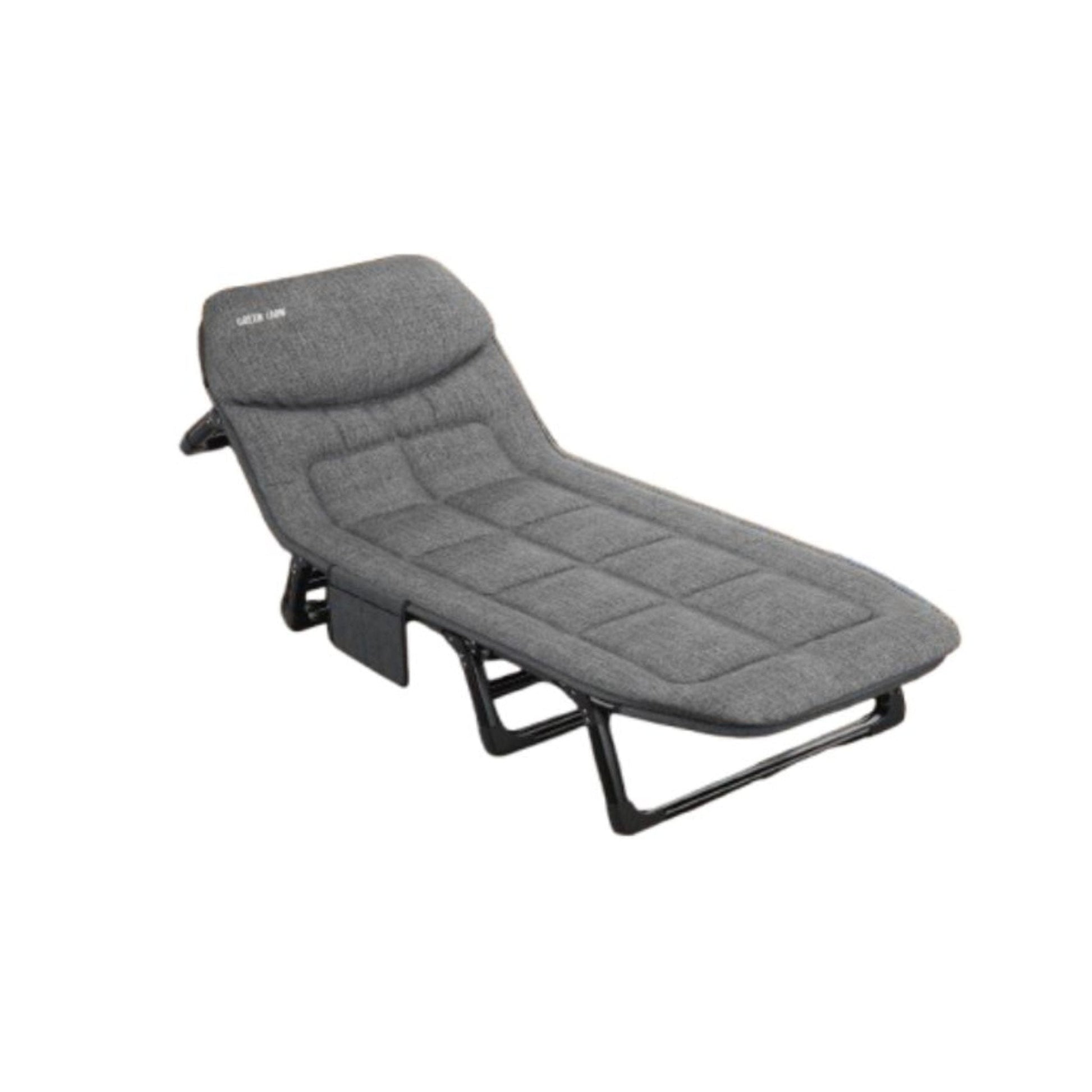 Green Lion Foldable Camping Bed - Grey