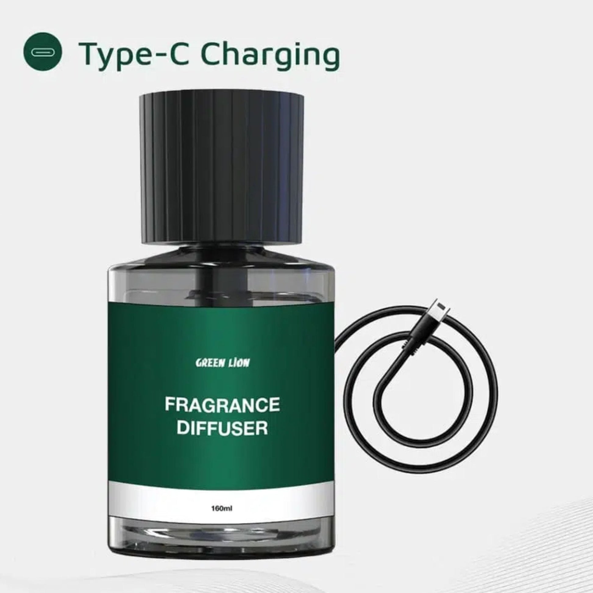 Green Lion Fragrance Diffuser 160mL - Black