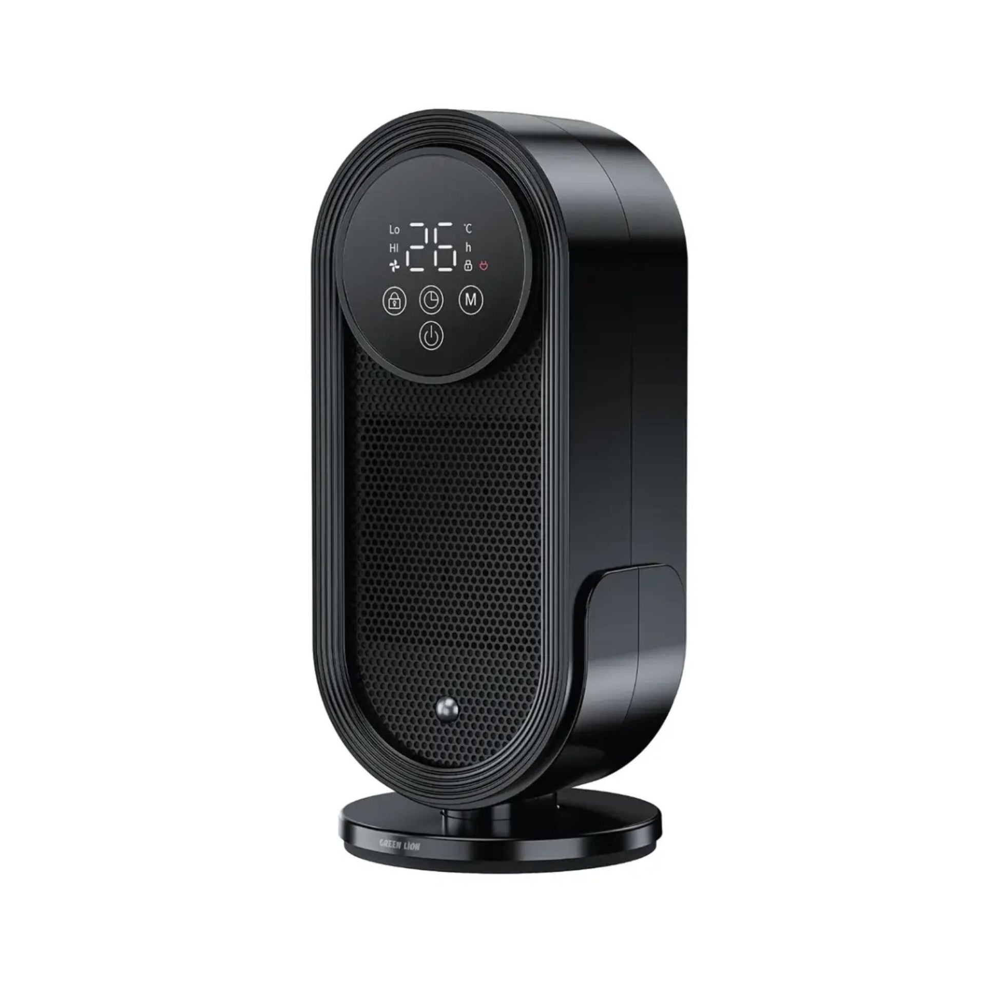 Green Lion Heater Lite Fan and Heater with Remote Control - Black