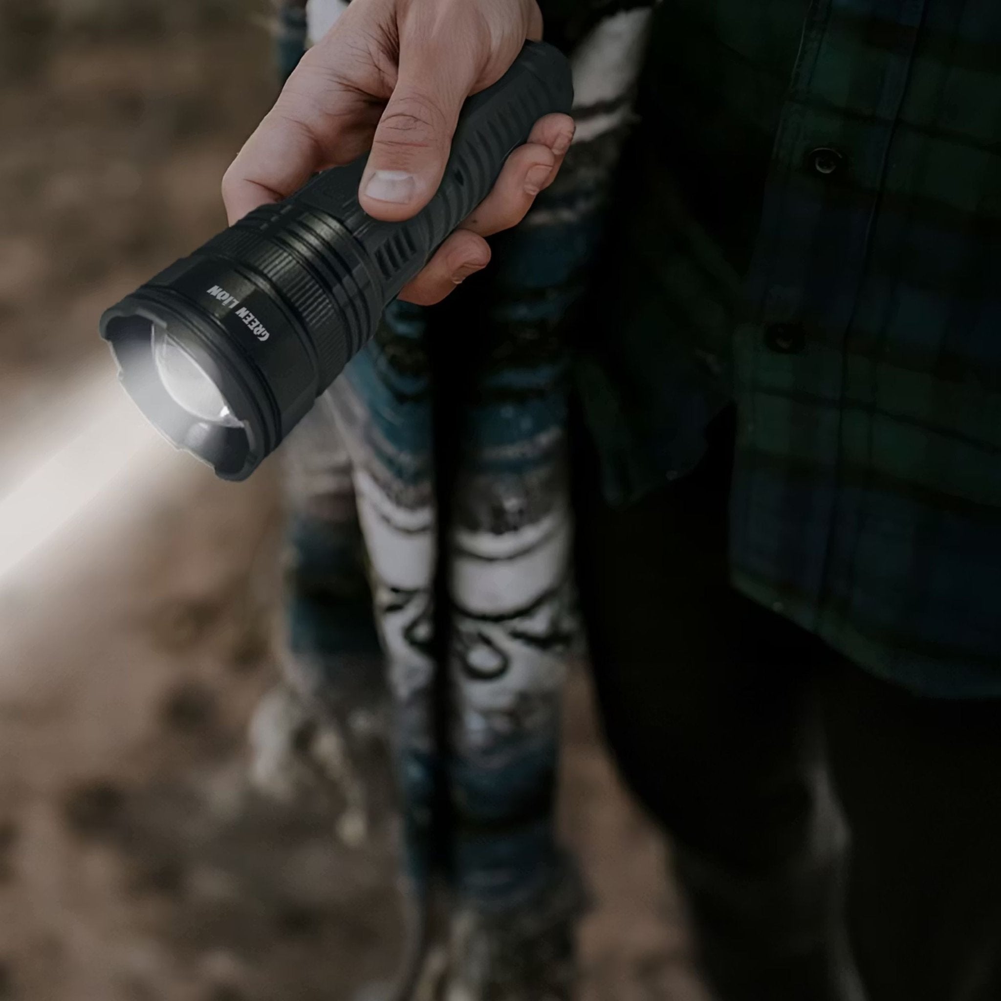 Green Lion Hyper Ray LED Torch - Black