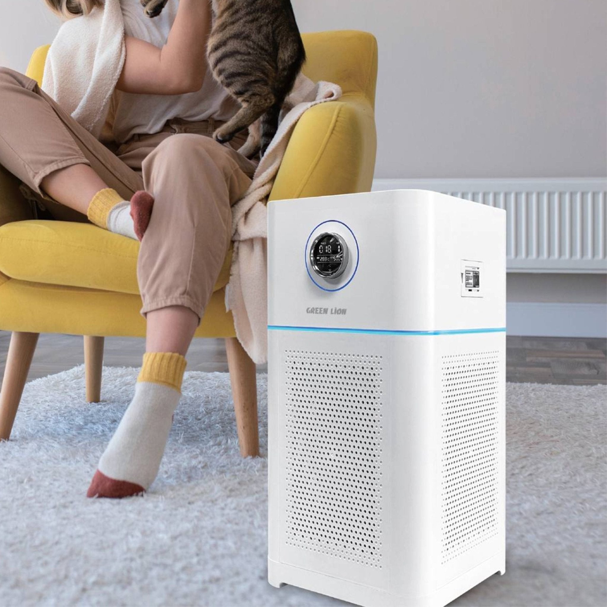 Green Lion Intelligent Air Purifier Pro - White