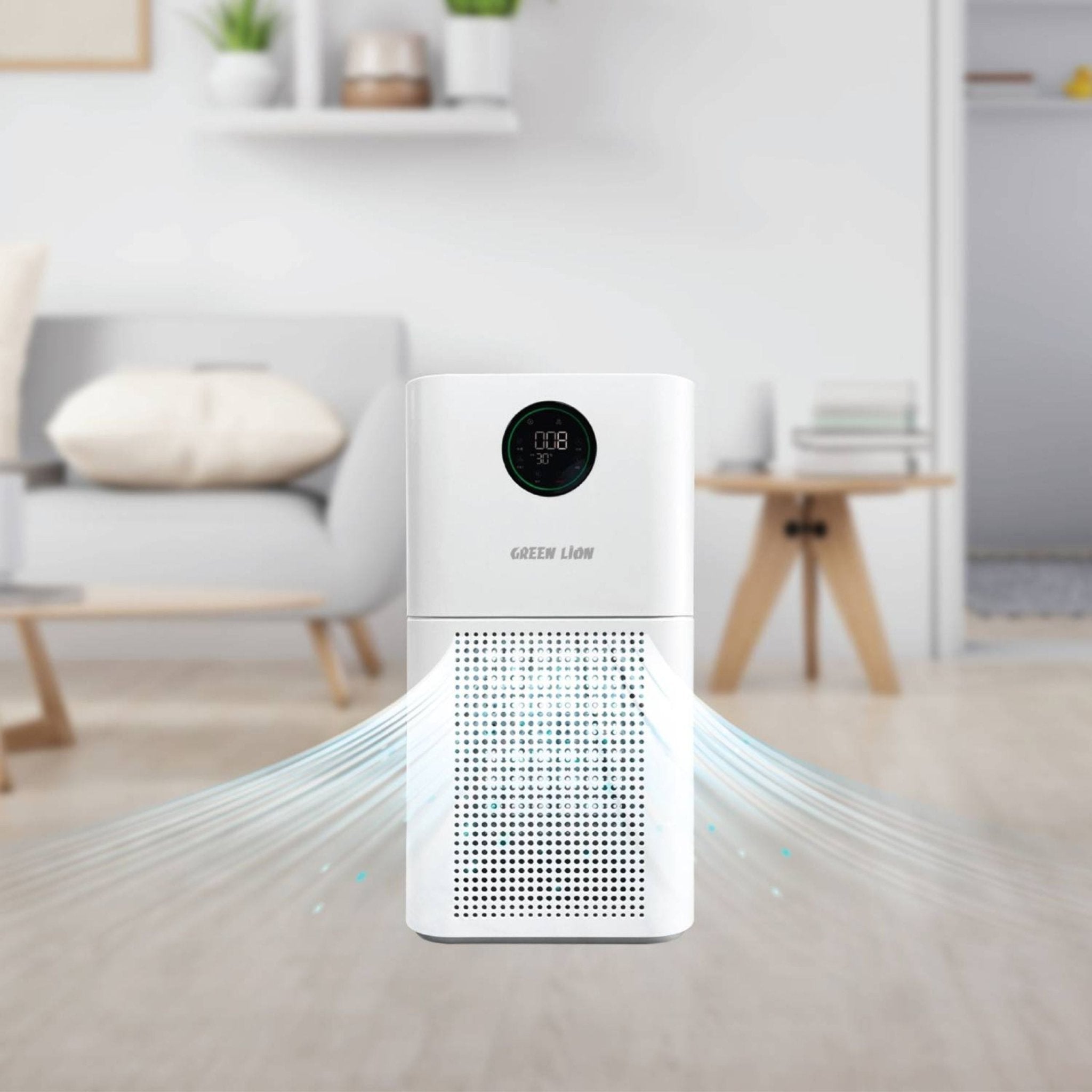 Green Lion Intelligent Air Purifier - White