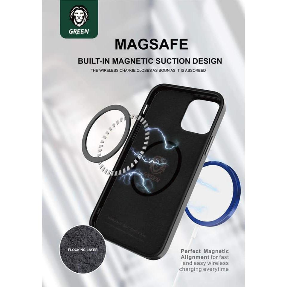 Green Lion Lusso MagSafe 360 Silicone Case for iPhone