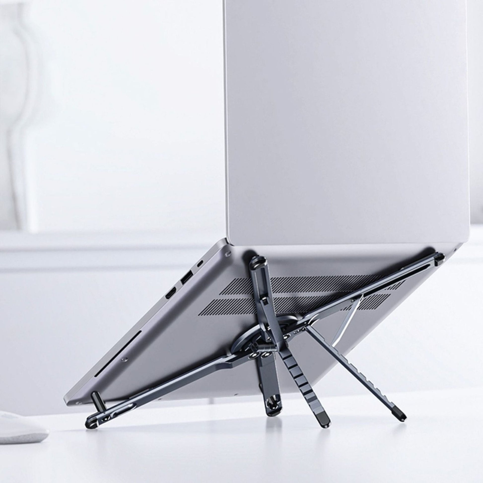 Green Lion Mag Fold Stand for Laptop, Tablets & Phones - Gray