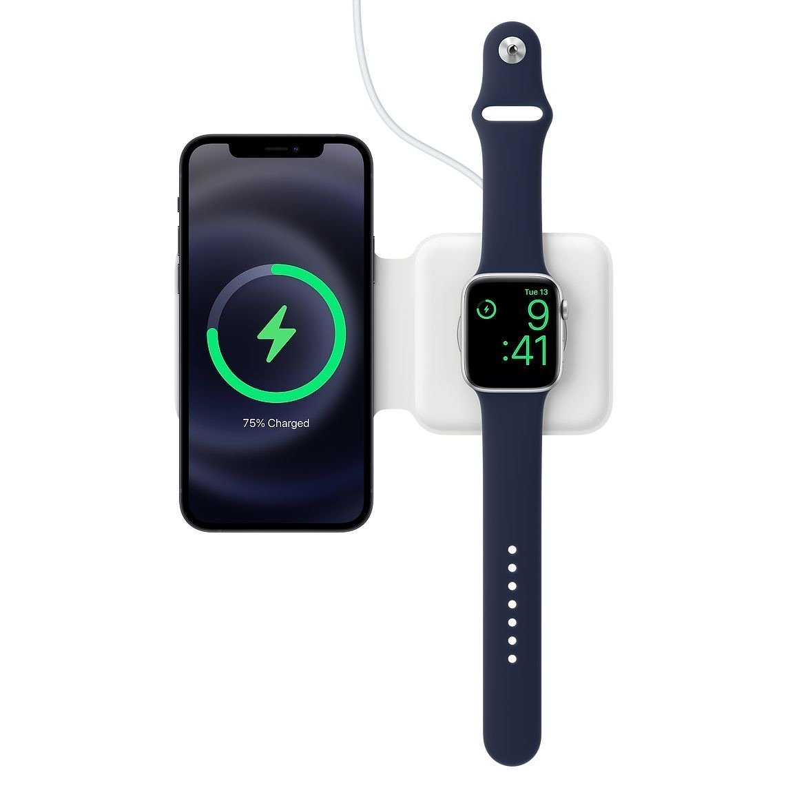 Green Lion Magsafe Deux Charge - White
