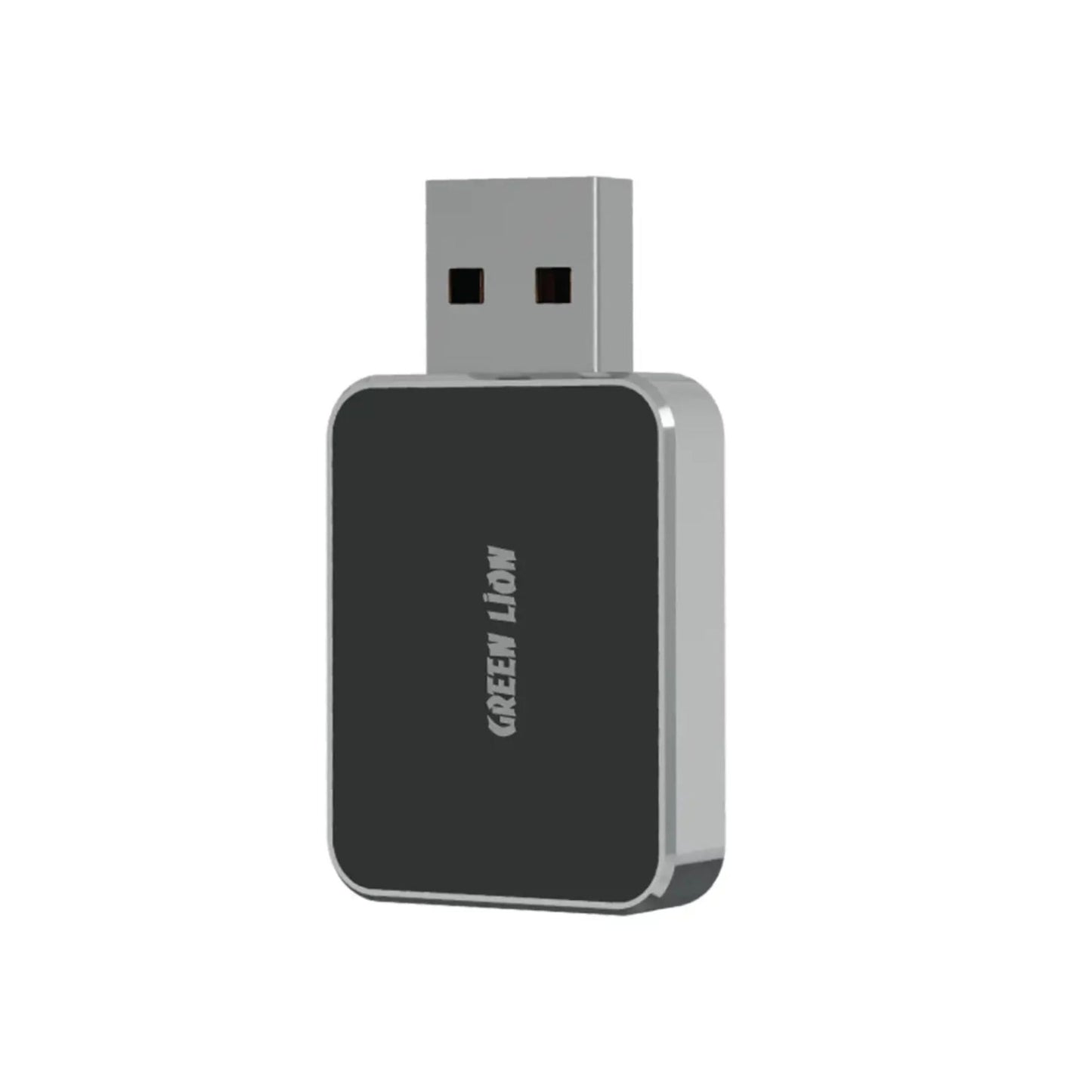 Green Lion Mini Wireless Adapter for CarPlay and Android Auto - Black