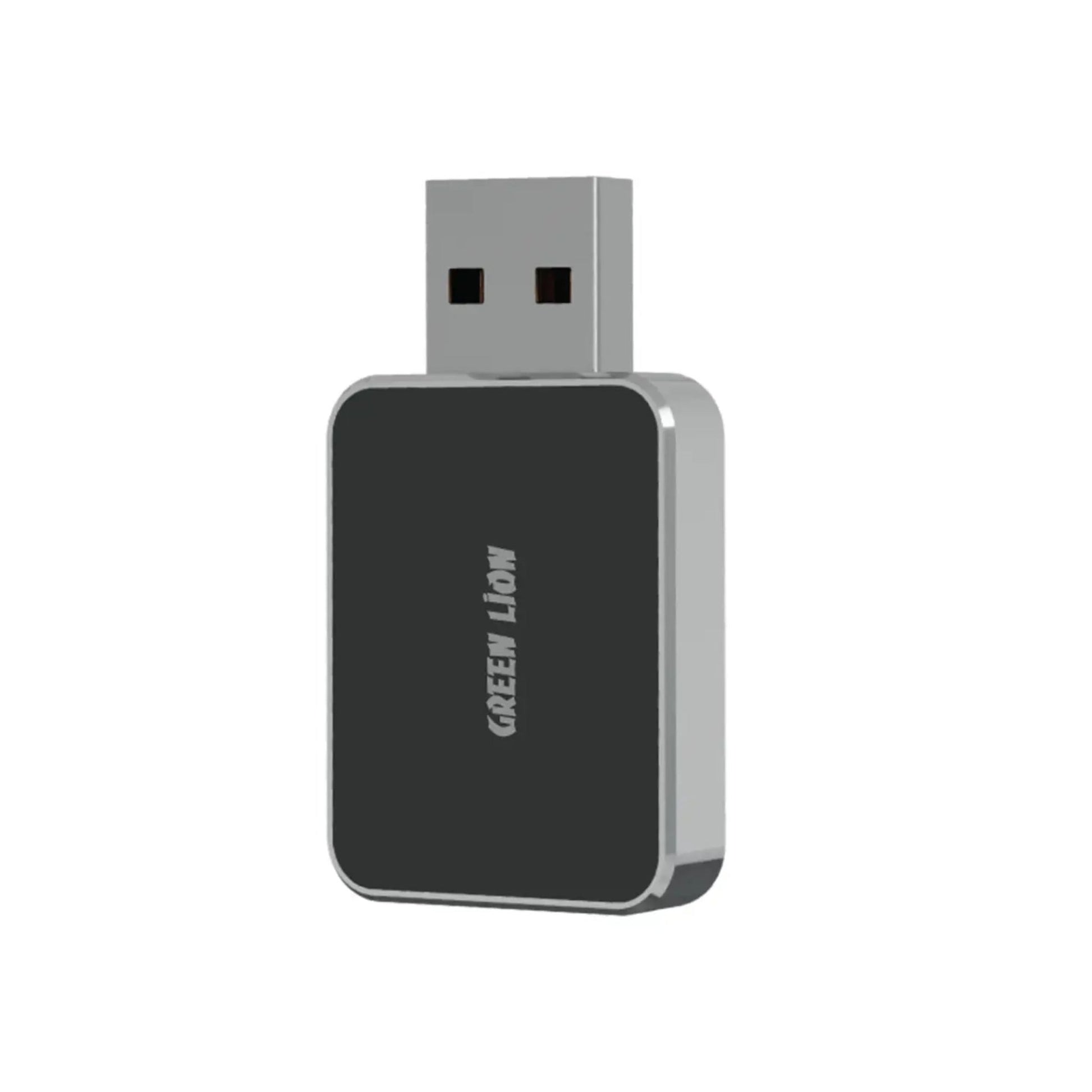 Green Lion Mini Wireless Adapter for CarPlay and Android Auto - Black
