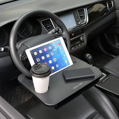 Green Lion Multifunctional Steering Wheel Tray - Black
