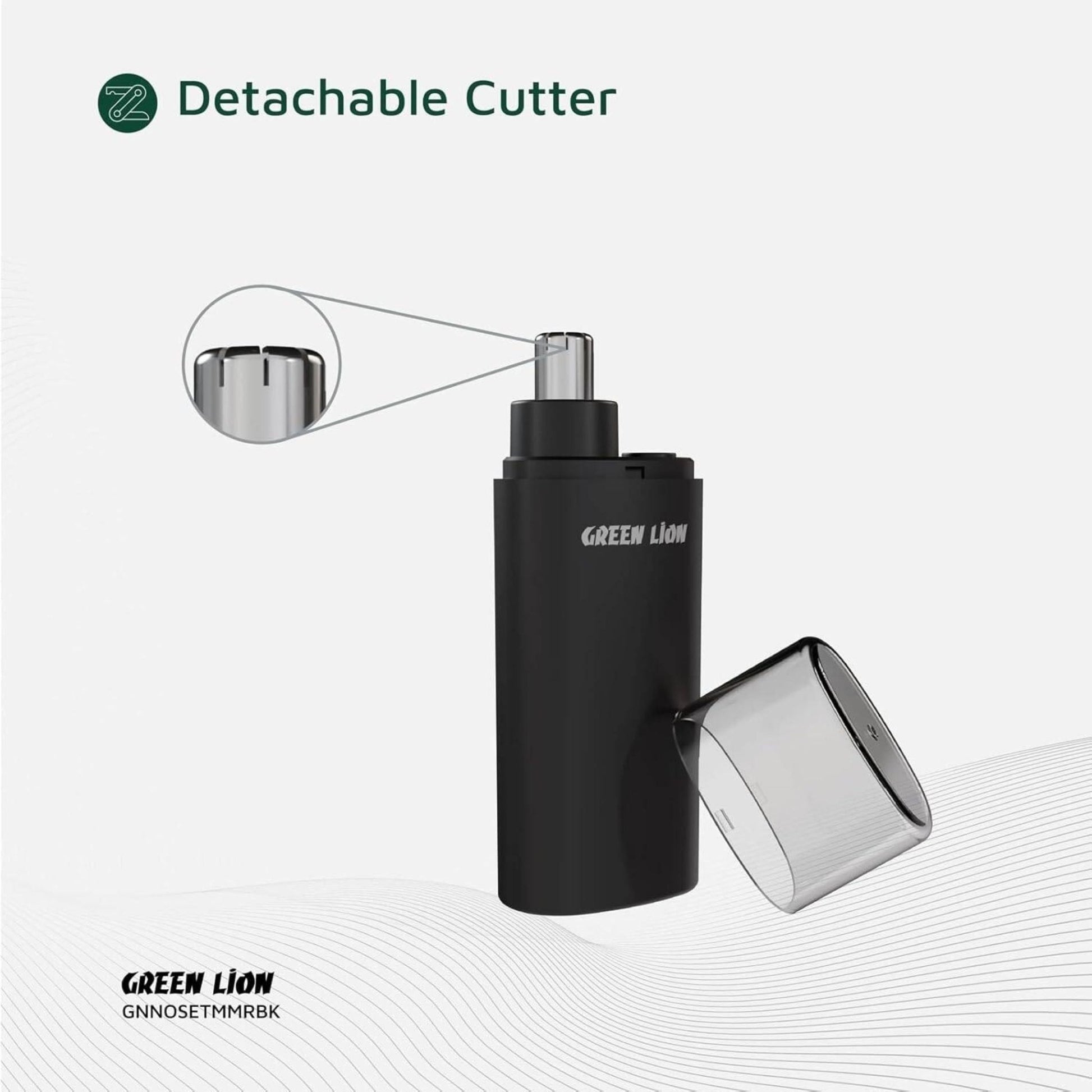 Green Lion Nose Pro Nose and Ear Trimmer - Black