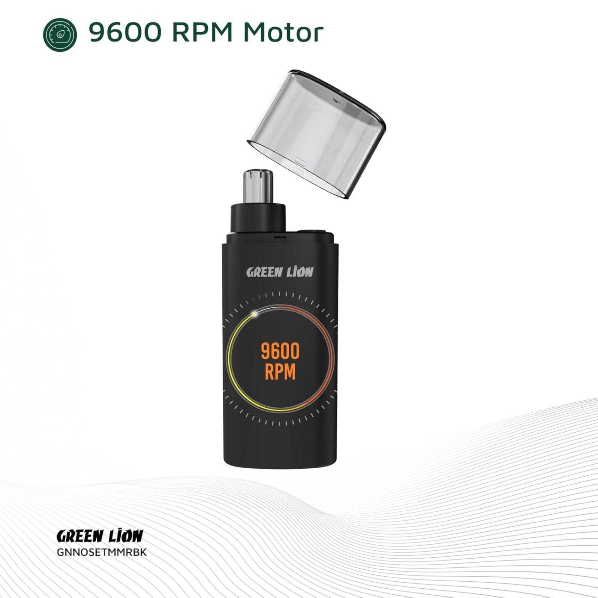 Green Lion Nose Pro Nose and Ear Trimmer - Black