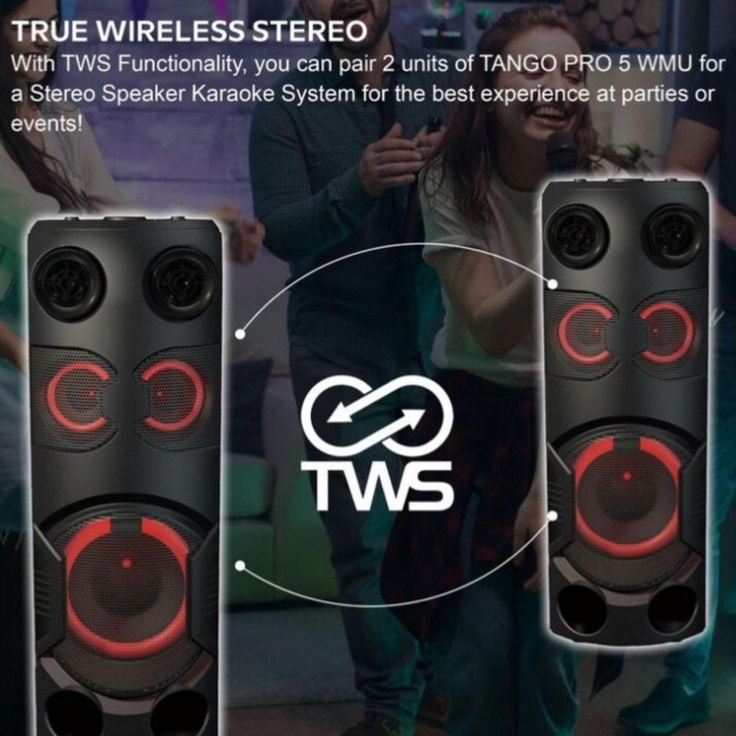 Green Lion Party Life 200 Bluetooth Speaker 70W - Black