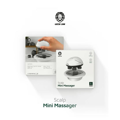 Green Lion Scalp Mini Massager 750mAh 5W - White