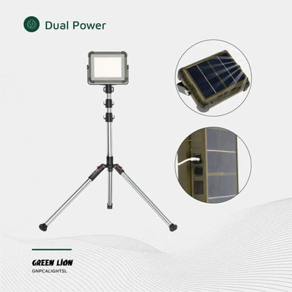 Green Lion Solar Camping Light 7200mAh - Silver