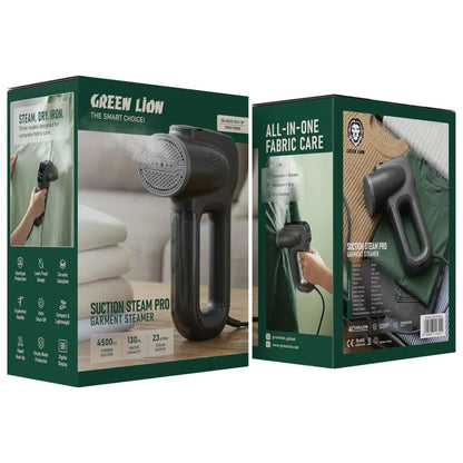 Green Lion Suction Steam Pro Garment Steamer - Black