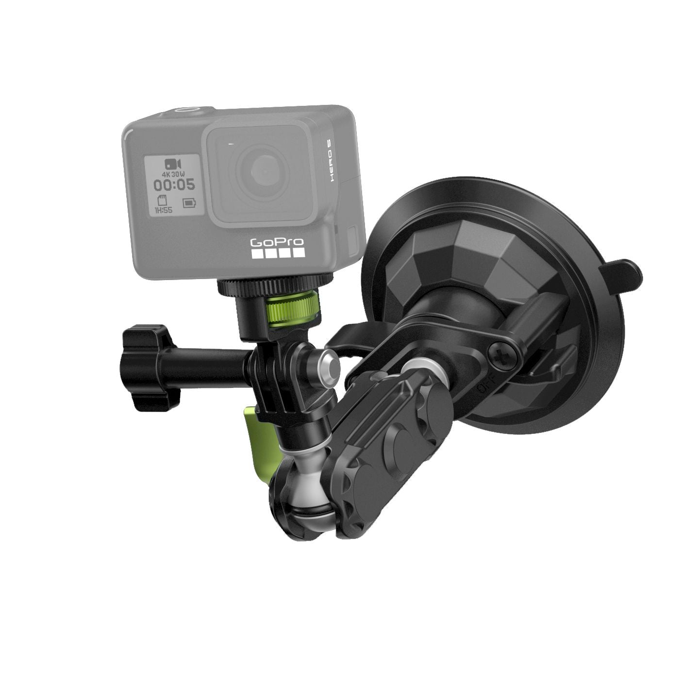 Green Lion Ultimate Holder Pro With Suction Cup Mount - Black